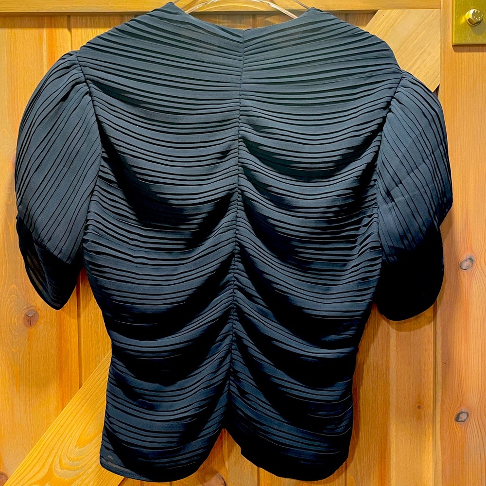 Frame navy blouse size S/P - Picture 2 of 7